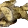 AFP Brun Kanin Stor 29x15 cm - blød hundebamse til mellemstore hunde