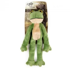 AFP Classic Hundebamse Frø - bamse i plys med squeaker