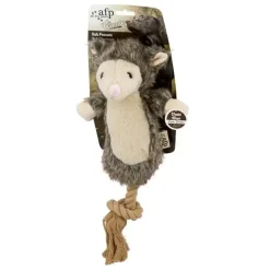 AFP Classic Hundebamse Pungrotte med reb - bamse med squeaker