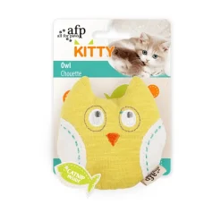 AFP Kitty Ugle kattelegetøj med catnip 9 cm