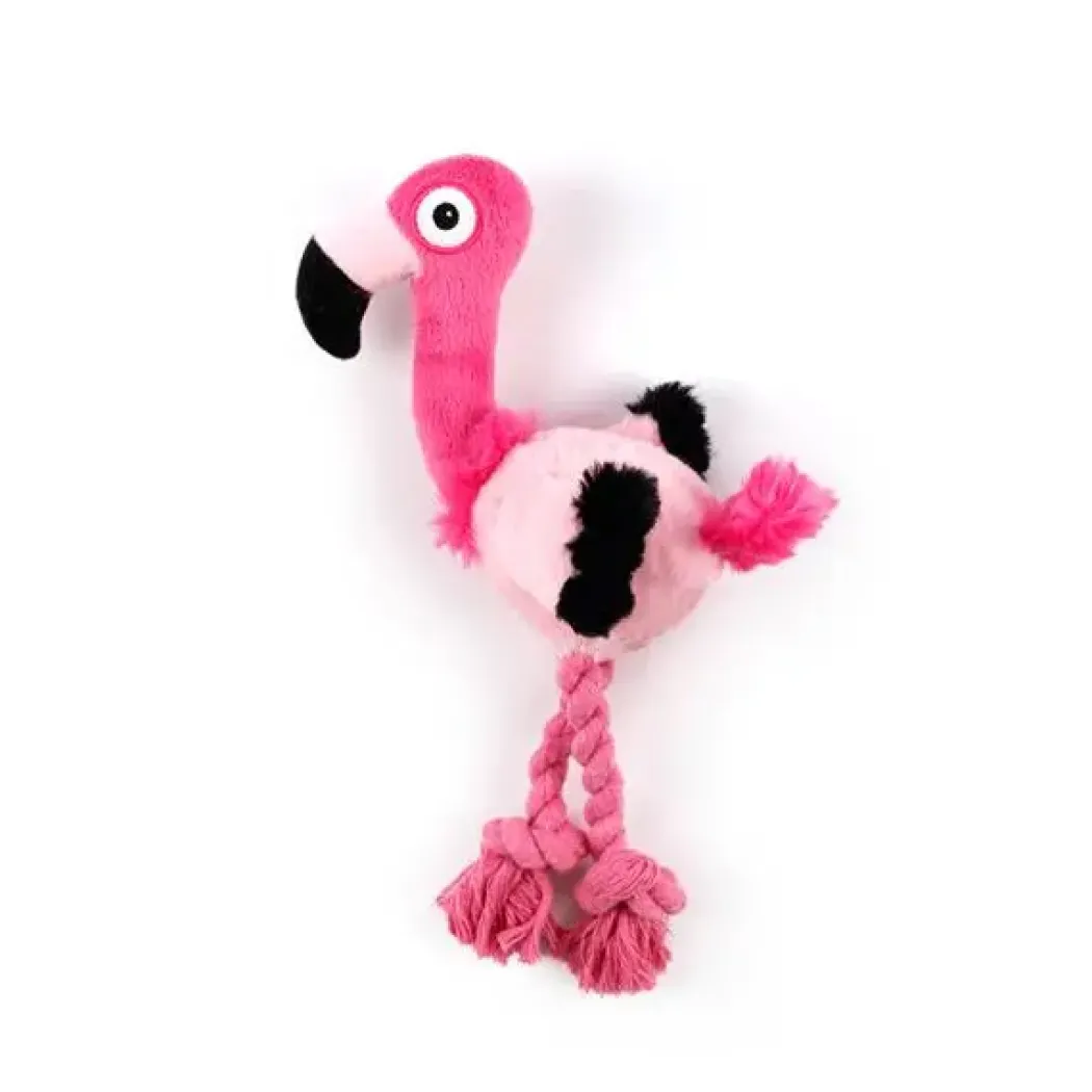AFP Ultrasonic DJ-Flamingo - lydsvagt hundelegetøj