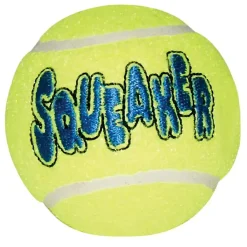 Air Squeaker tennisball Ø 6,4 cm - sjov bold med piv til hunde