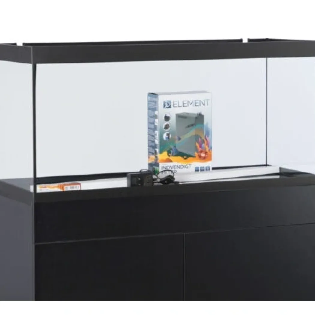 AkvaStabil ELEMENT Akvarium 180 L Sort
