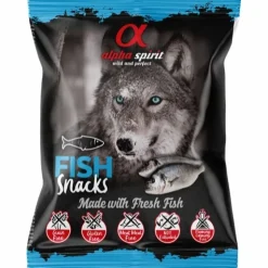 Alpha Spirit Fish Snack 50 g - kornfri hundesnacks med fisk