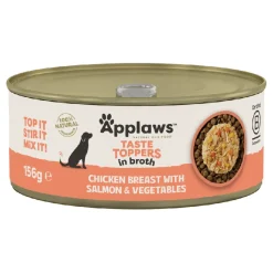 Applaws Hundevådmad Kylling og Laks 156 g - Naturlig topping til hunde