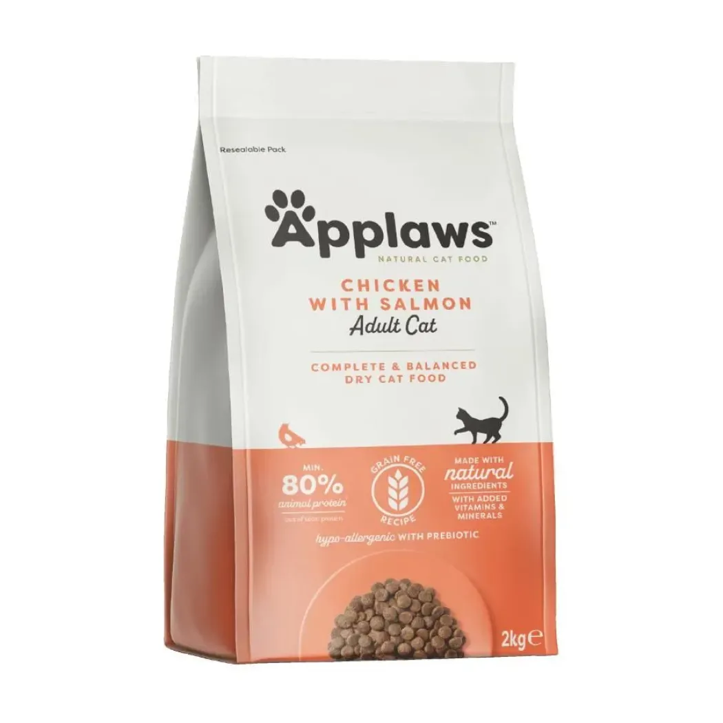 Applaws kattefoder Kylling og Laks 2 kg