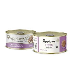 Applaws Kattevådmad Makrel og Sardin 70 g