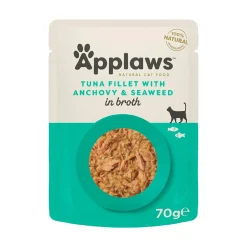 Applaws Kattevådmad Tun - ansjoser og tang 70 g (pouch)