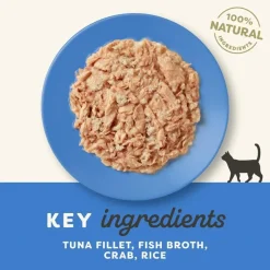 Applaws Kattevådmad Tun og Krabbe 70 g (pouch) - Naturligt vådfoder til katte