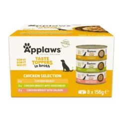 Applaws multipack kylling i bouillon 8x156 gram