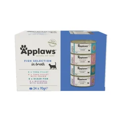 Applaws multipack med fisk i bouillon til kat 24 x 70 g
