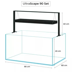 AquaEl Akvarie og Lampe Ultra Scape 90 Forest
