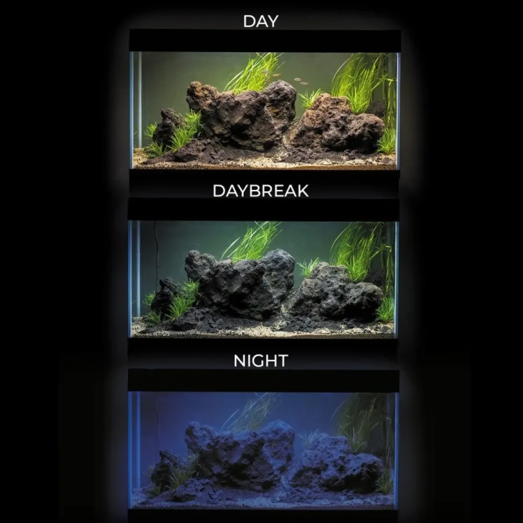 AquaEl Akvarie og Lampe Ultra Scape 90 Snow