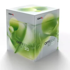 AquaEl Akvarie Opti Bent Hvid 20 Liter