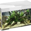 AquaEl Glossy akvarie i Hvid 120 cm 260 Liter