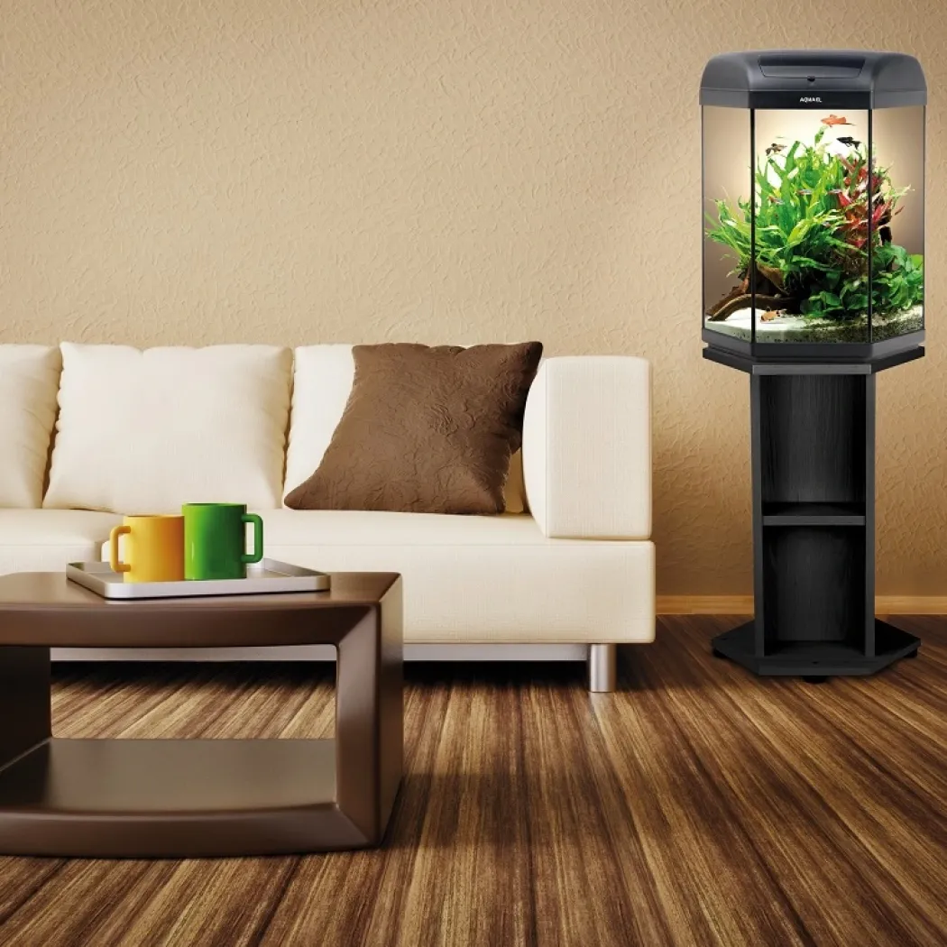 AquaEl Hexa begyndersæt 60 liter LED