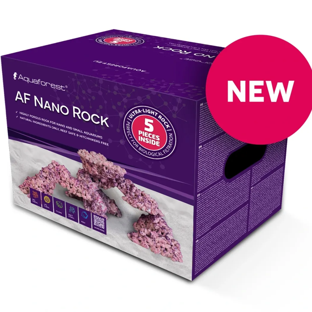 AquaForest Syntetisk Nano Rock Mix Box Pink 3,5 kg