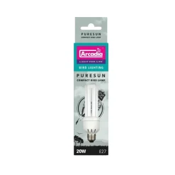 Arcadia PureSun Compact Fugle pære 20 w med UVA og UVB