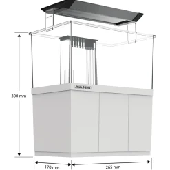 Armatus XS Saltvandsakvarium med sump 4 Liter