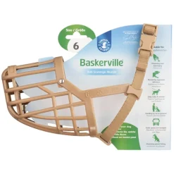 Baskerville mundkurv str: 6