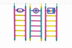 Beeztees Plastik stige 6 trin med legetøj