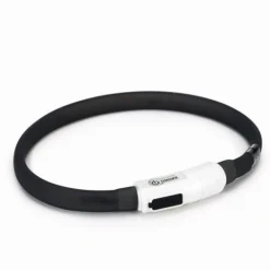 Beeztees LED Halsbånd Sort 30 cm - Sikkerhed til katte og små hunde