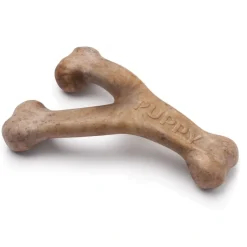 Benebone Puppy Wishbone Bacon M - hvalpe tyggeben med bacon