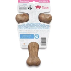 Benebone Puppy Wishbone Bacon M - hvalpe tyggeben med bacon