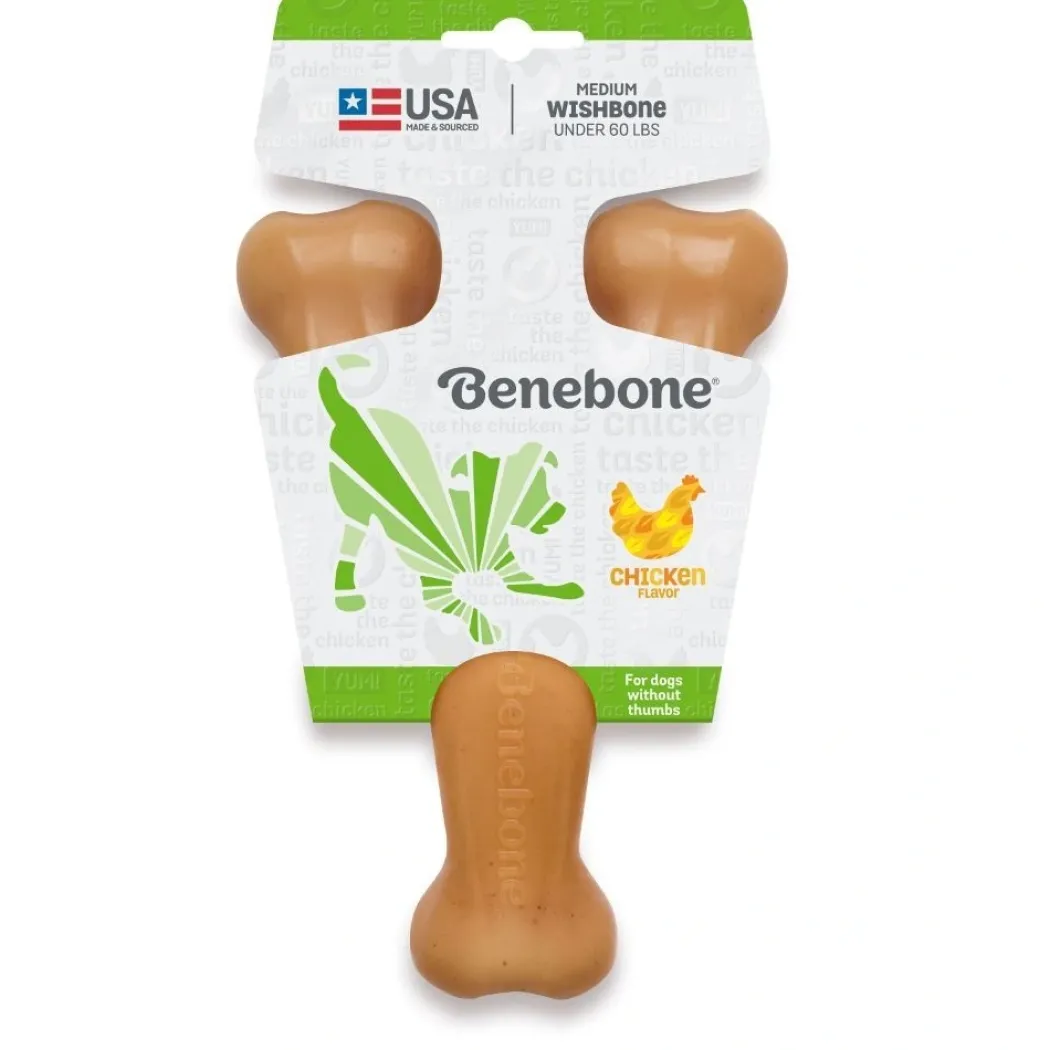 Benebone Wishbone Kylling M - tyggeben med kylling