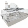 Big Alex Terrace Hamsterbur Hvid 78x48x44 cm