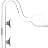 Blau Glas Trumpet Outflow udstrømmer 13 mm (til spandpumper)