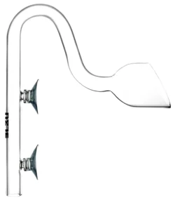 Blau Glas Trumpet Outflow udstrømmer 17 mm (til spandpumper)