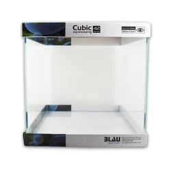 Blau Cubic Akvarium Aquascaping 42 L Optiwhite glas (35X35X35)