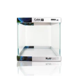 Blau Cubic Akvarium Aquascaping 42 L Optiwhite glas (35X35X35)