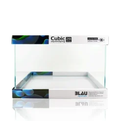Blau CUBIC Akvarium Aquascaping 28 L Optiwhite glas (40x25x28)