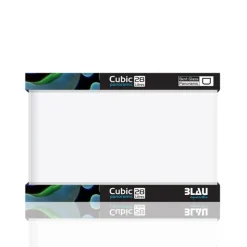 Blau CUBIC Panorama akvarium Nano Akvarium 28 L Optiwhite glas (40x25x28)