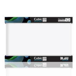 Blau CUBIC Panorama akvarium Nano Akvarium 28 L Optiwhite glas (40x25x28)