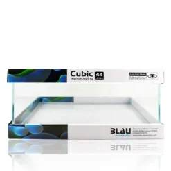Blau Glasakvarium CUBIC Aquascaping Shallow 44 62x36x20 cm