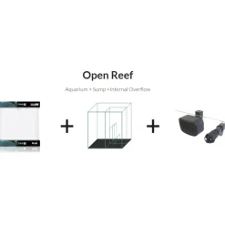 Blau Saltvandsakvarium Open Reef Experience 91 Liter 45x45x45 cm