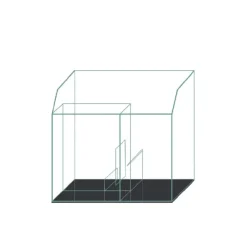 Blau SET Marine Gran Cubic Experience Black 217 Liter Saltvandsakvarium
