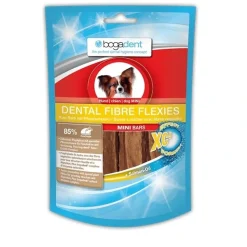 Bogadent Dental Fibre Flexies MINI 70 g - hundesnacks til tandpleje