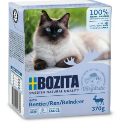 Bozita Kattefoder Bidder i Sovs med Rensdyr 370 gram