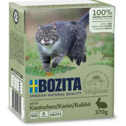 Bozita Kattefoder Bidder i Sovs med Kanin 370 gram