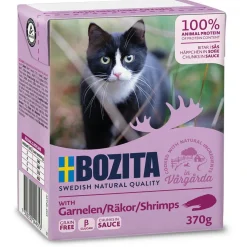 Bozita Kattefoder Bidder i Sovs med Rejer 370 gram