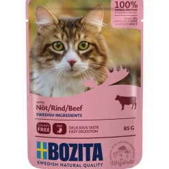 Bozita Kattefoder pose 85g Oksekød sovs