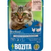 Bozita Kattefoder pose 85g Steriliseret kylling og kalkun sovs