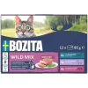 Bozita Mousse Mixedwild 12x85 g - Rensdyr, Hjort & Vildsvin til Kat