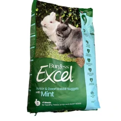 Burgess Excel Junior & Dværg Kanin Mint 10 kg - unge kaniner