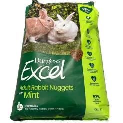 Burgess Excel Kaninfoder Mint 10 kg - voksen kanin