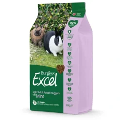 Burgess Excel Light Kaninfoder 1,5 kg - Mint og Vægtkontrol